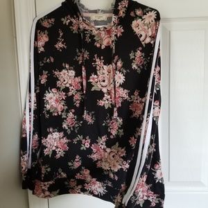 Floral hoodie